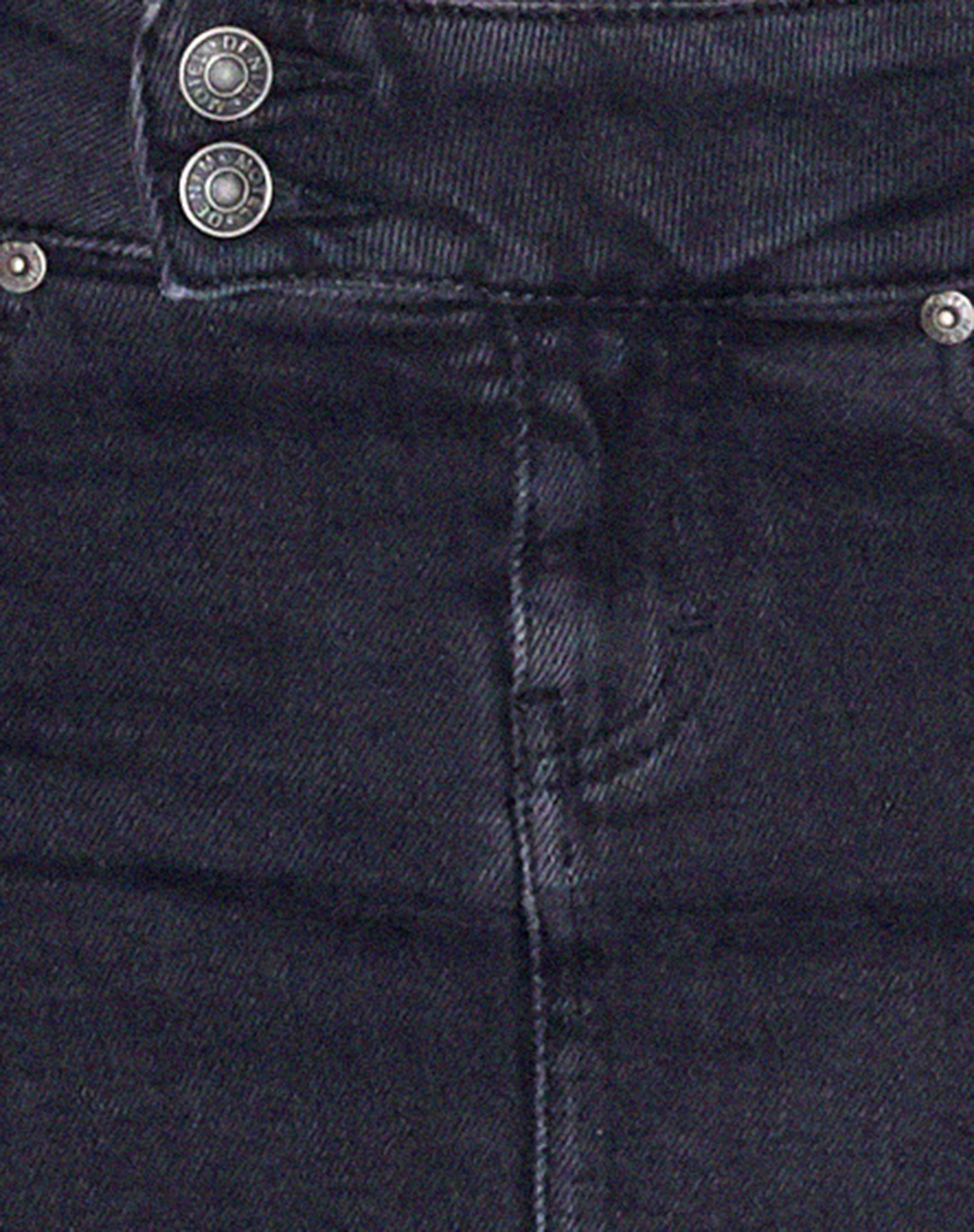 Low Rise Denim Mini Skirt Black Wash - Image 5