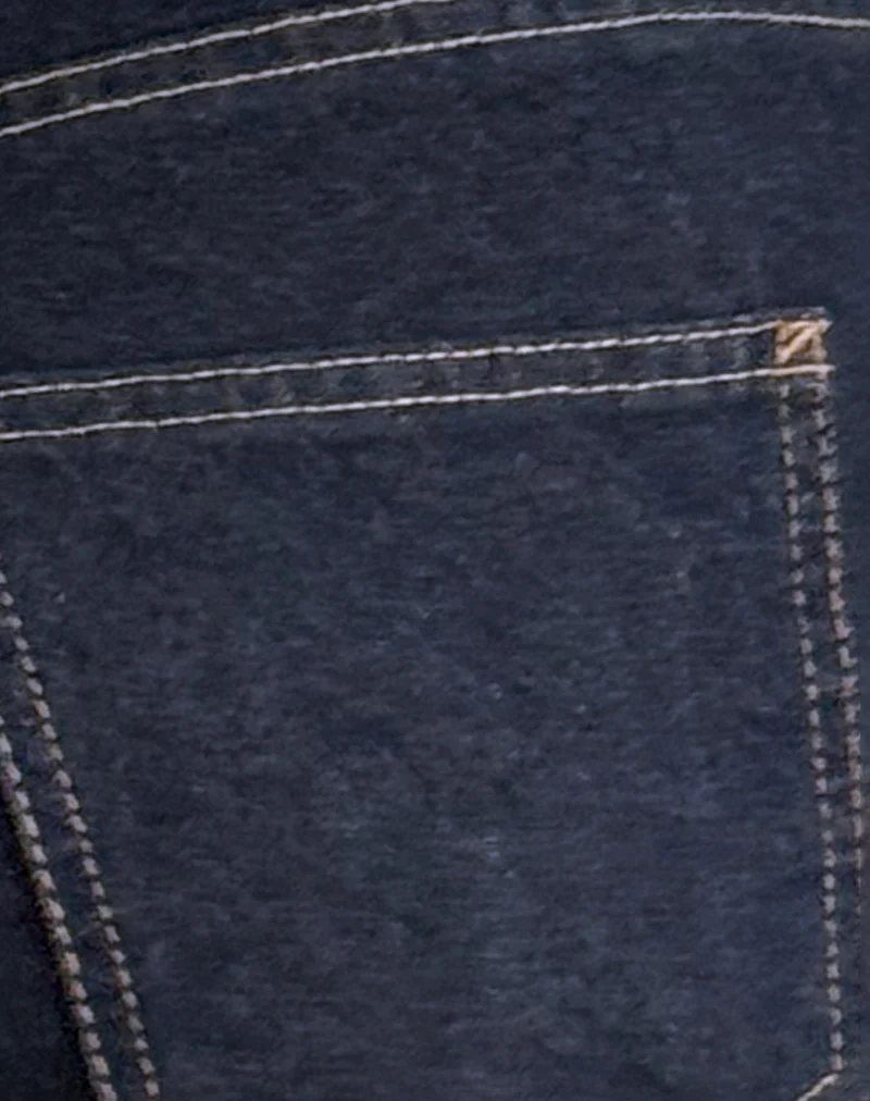 Low Rise Parallel Jeans in Indigo - Image 6